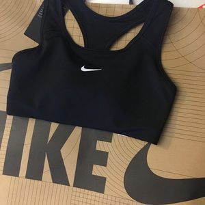 Womens Nike Black Padded Sports Bra